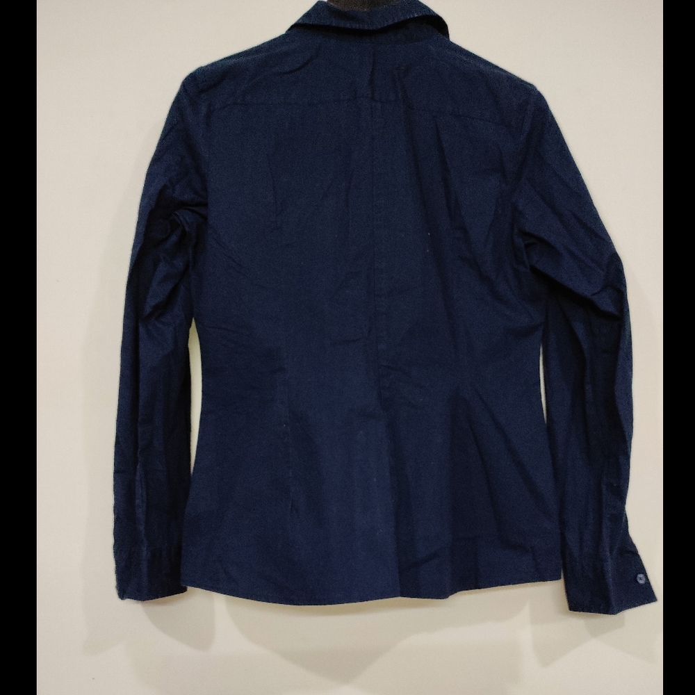 Navy Blue Shirt Women - Picture 8 of 9
